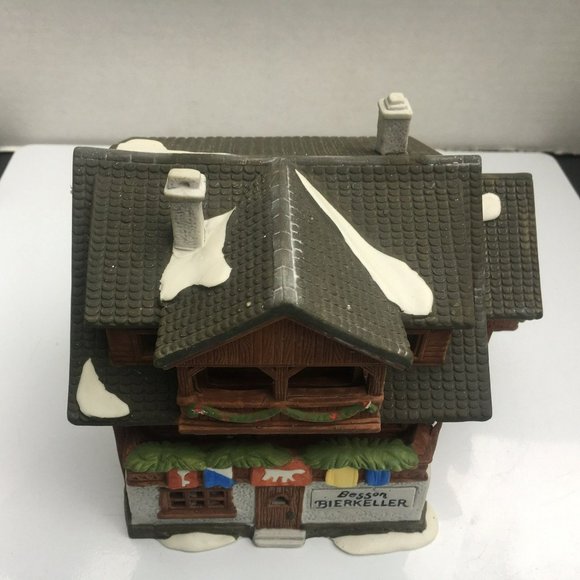 Dept 56 Besson Bierkeller Alpine Christmas Village Lighted Building - 1986 - Picture 9 of 12